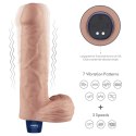 REAL SOFTEE – Realistyczne Dildo Wibrujące z TPE, Ładowalne, 23 cm (Cieliste)