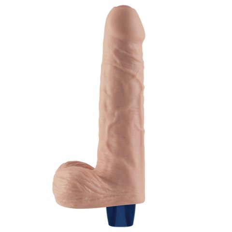 REAL SOFTEE – Realistyczne Dildo Wibrujące z TPE, Ładowalne, 23 cm (Cieliste)