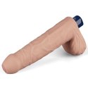 REAL SOFTEE – Realistyczne Dildo Wibrujące z TPE, Ładowalne, 23 cm (Cieliste)