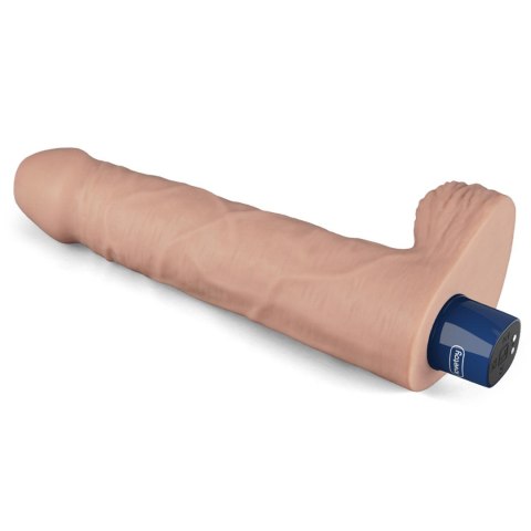 REAL SOFTEE – Realistyczne Dildo Wibrujące z TPE, Ładowalne, 23 cm (Cieliste)