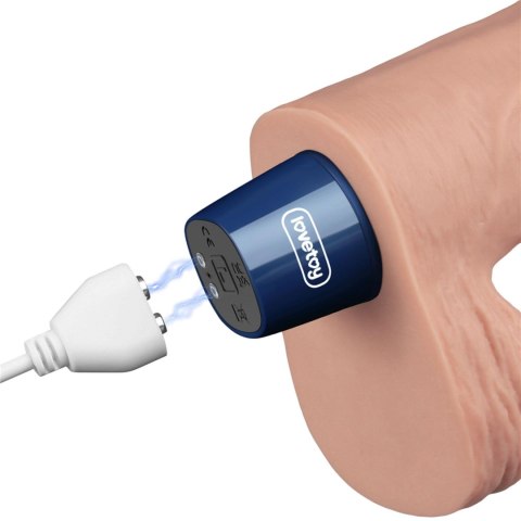 REAL SOFTEE – Realistyczne Dildo Wibrujące z TPE, Ładowalne, 23 cm (Cieliste)