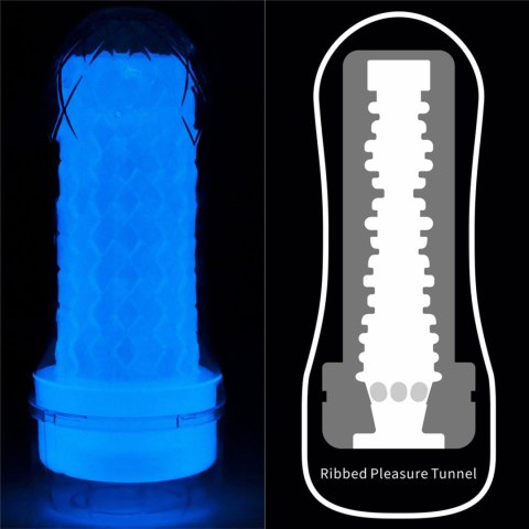 Masturbator Lumino Play – Żebrowany Blask Nocy