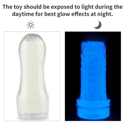 Masturbator Lumino Play – Żebrowany Blask Nocy
