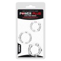 Power Plus: Zestaw Potrójnych Pierścieni Erekcyjnych z Wypustkami