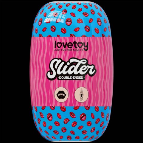 Slider – Dwustronny Masturbator: Podwójna Przyjemność Ust i Pochwy