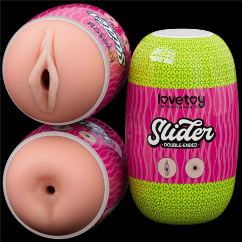 Dwustronny Masturbator Slider: Kusząca Podwójna Przyjemność