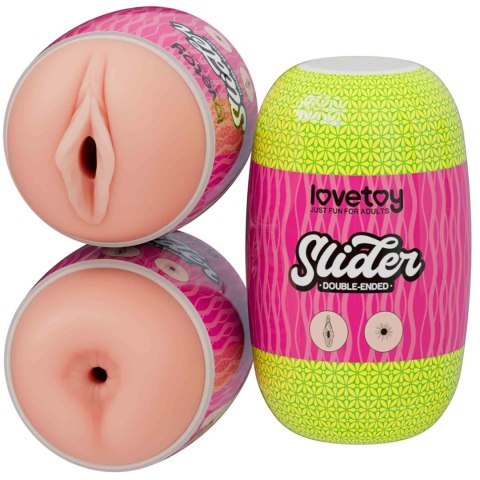 Dwustronny Masturbator Slider: Kusząca Podwójna Przyjemność