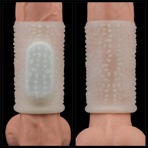 Wibrujący Pierścień Erekcyjny Drip Knights Ring (Biały)