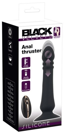 Black Velvets: Analny Stymulator z Funkcją Pchnięć