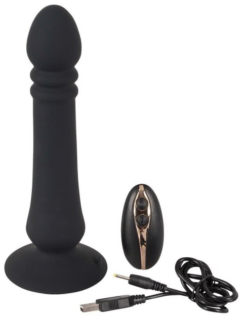 Black Velvets: Analny Stymulator z Funkcją Pchnięć