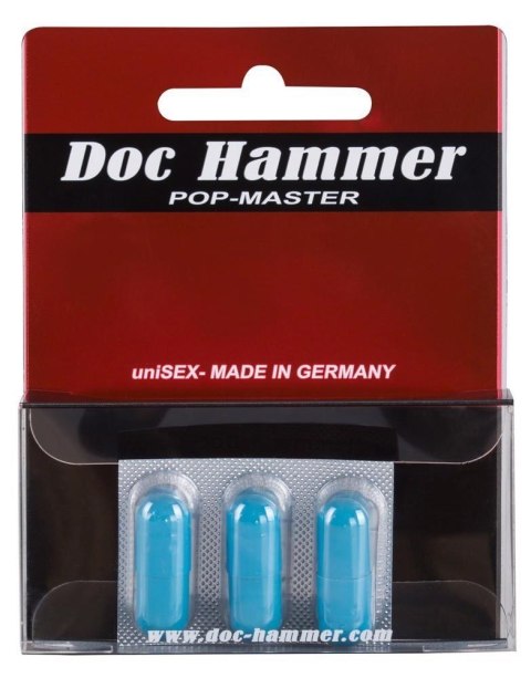 Doc Hammer Pop Master: Kapsułki Wzmacniające Doznania dla Dwojga (3 sztuki)