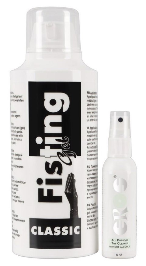 Żel do fisting 500 ml + Płyn EROS Toy Cleaner w prezencie