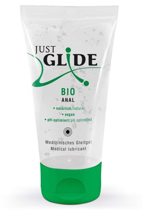 Just Glide Bio Anal 50 ml - Organiczny żel do pieszczot analnych