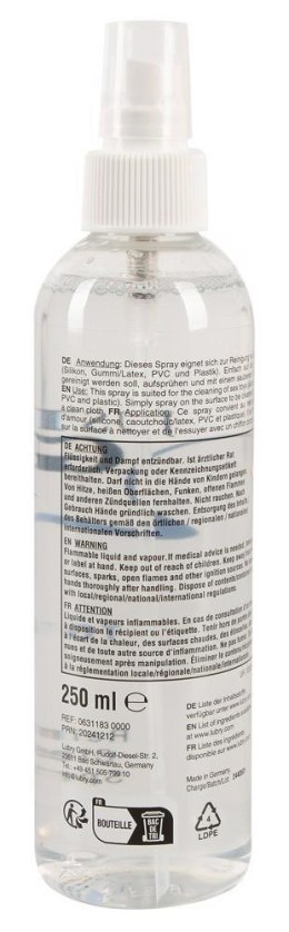 Just Glide Cleaner – Spray do Czyszczenia Akcesoriów Intymnych 250 ml