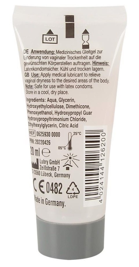 Just Glide Performance – Jedwabisty lubrykant intymny z silikonem, 20 ml