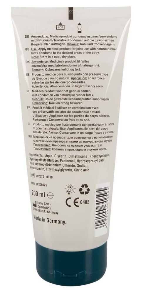 Just Glide Premium – Análny Żel Nawilżający 200 ml