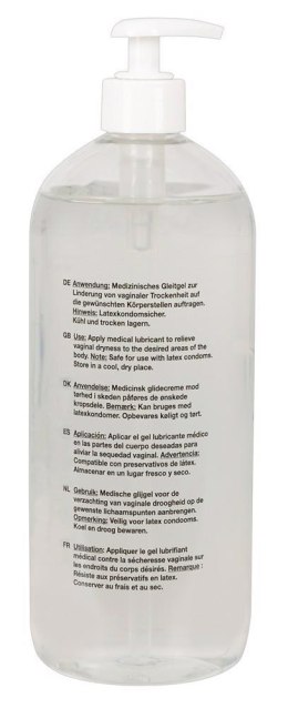 Just Glide – Jedwabisty Lubrykant na Bazie Wody, 1 Litr