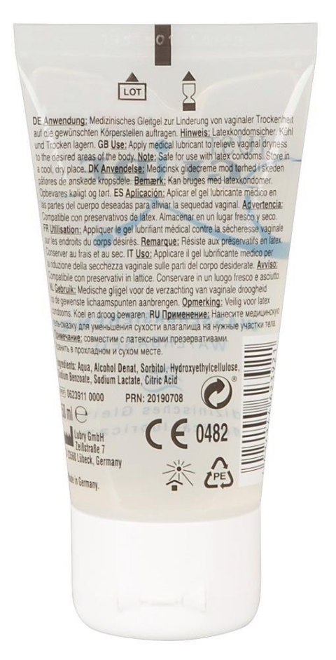 Just Glide – Nawilżający Lubrykant na Bazie Wody, 50 ml