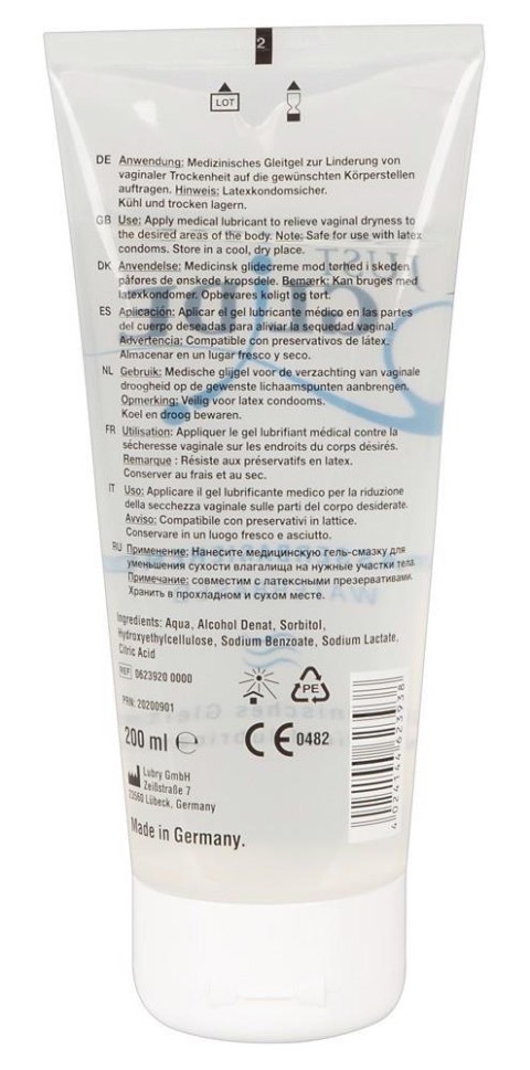 Just Glide Lubrykant na bazie wody 200 ml