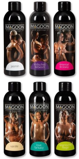 Zmysłowy Zestaw Olejków do Masażu Magoon – 6 x 200 ml