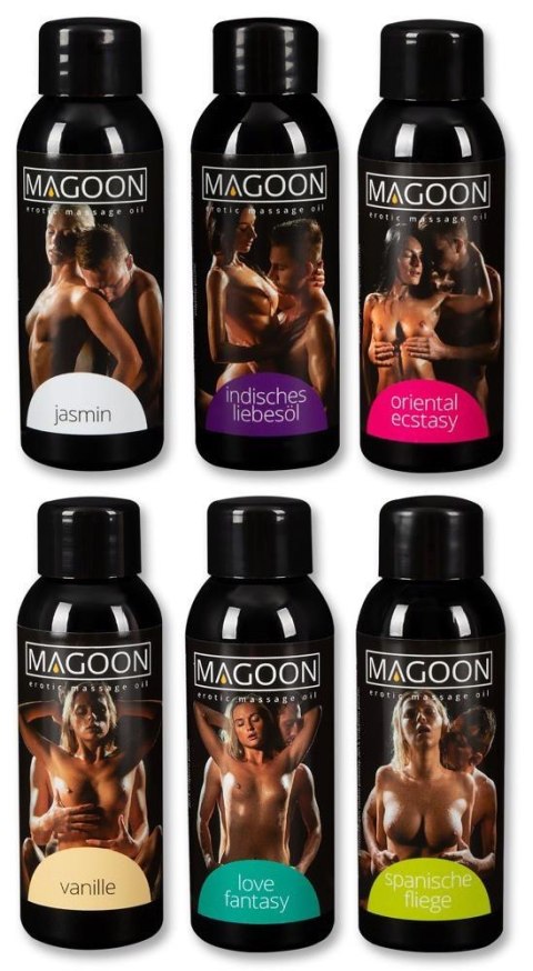 Ekskluzywny Zestaw 6 Olejków do Masażu Magoon 50 ml