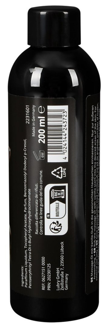 Zmysłowy Olejek do Masażu Waniliowego 200 ml