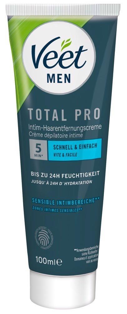 Veet Men TOTAL PRO - Zestaw do depilacji intymnej dla mężczyzn