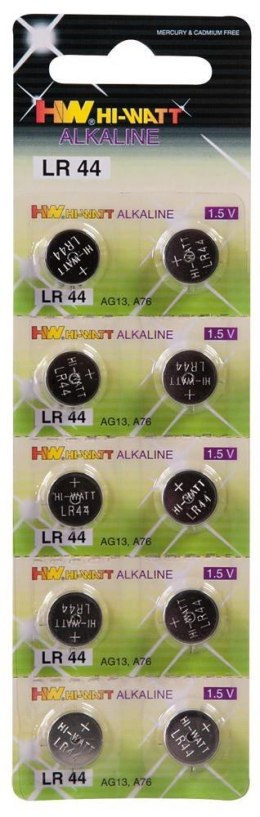 Zestaw 10 Baterii Guzikowych LR44