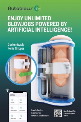 Autoblow AI Ultra – Przezroczysty Model Demonstracyjny