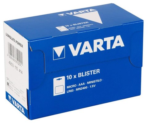 Baterie Varta AAA, Zestaw 10x4