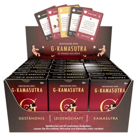 Gra Karciana G-Kamasutra – 52 Odcieni Złota (Ekspozytor 24 szt.)