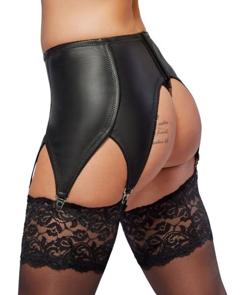Elegancki Skórzany Pas do Pończoch 2XL