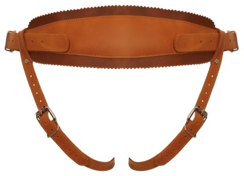 Skórzana uprząż Strap-on Natural 2XL