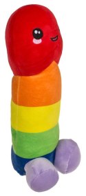 Tęczowy Pluszowy Penis 30 cm