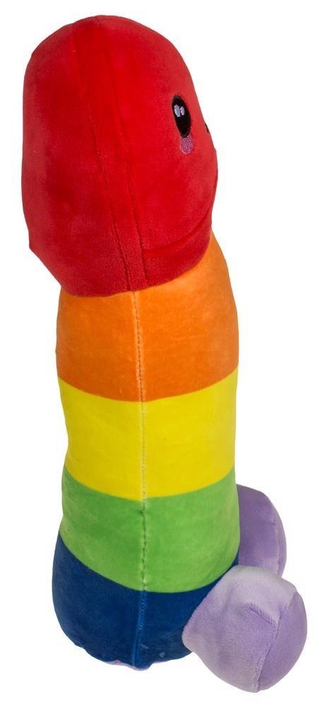 Tęczowy Pluszowy Penis 30 cm
