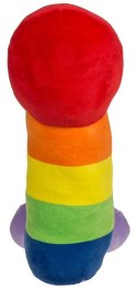 Tęczowy Pluszowy Penis 30 cm