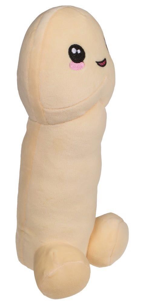 Uroczy Jasny Pluszowy Penis 30 cm