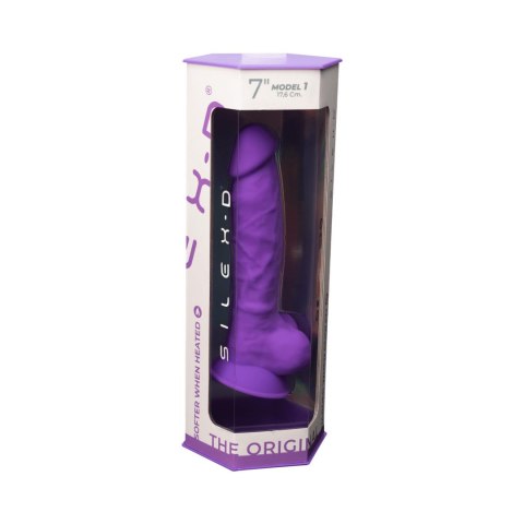 Realistyczne Dildo Silex Fioletowe 17,5 cm