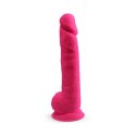 Realistyczne Dildo Silexd z Pamięcią Kształtu – Różowe (38 cm)