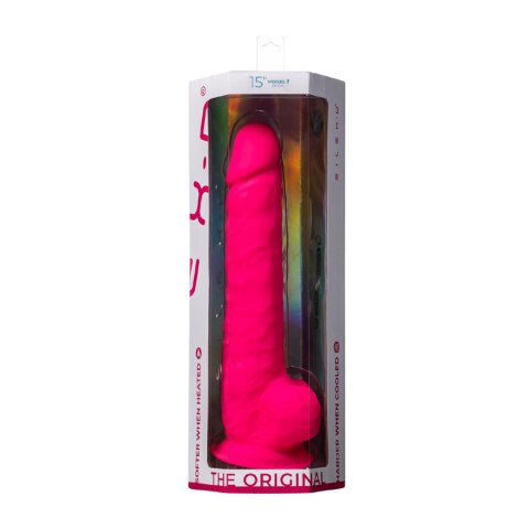 Realistyczne Dildo Silexd z Pamięcią Kształtu – Różowe (38 cm)
