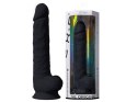 Realistyczne Dildo Silex D XXL – Klasyczny Model w Głebokiej Czerni (38 cm)