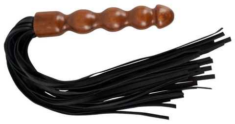 Flogger Skórzany z Drewnianą Rękojeścią