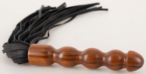 Flogger Skórzany z Drewnianą Rękojeścią