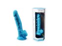 Silexd Model 1 – Realistyczne Dildo, Niebieskie 17.75 cm
