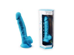 Silexd Model 1 – Realistyczne Dildo, Niebieskie 17.75 cm