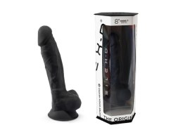 SilexD Realistyczne Dildo – 8-calowa Czerń Zmysłowej Elastyczności