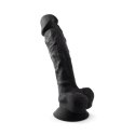 SilexD Realistyczne Dildo – 8-calowa Czerń Zmysłowej Elastyczności