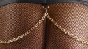 Eleganckie Slipy Męskie Svenjoyment – Czarne Wetlook z Siateczki i Detalami, Rozmiar M