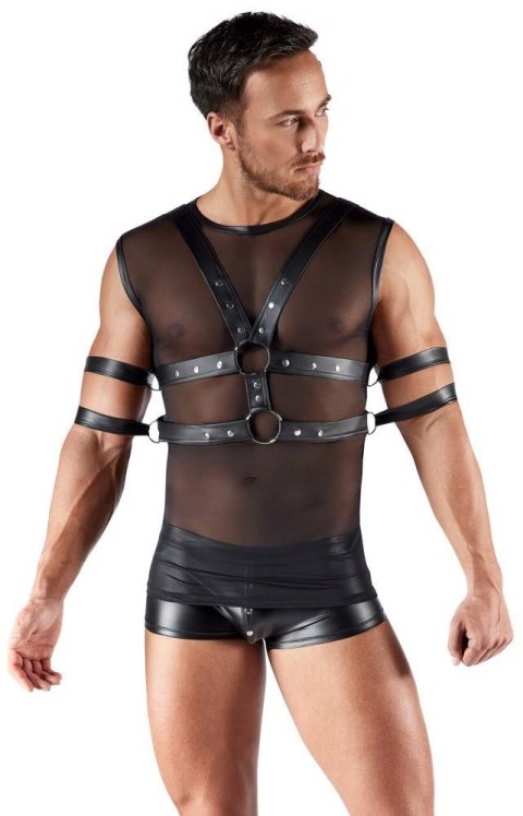 Męski Top z Uprzężą i Opaskami Svenjoyment BONDAGE