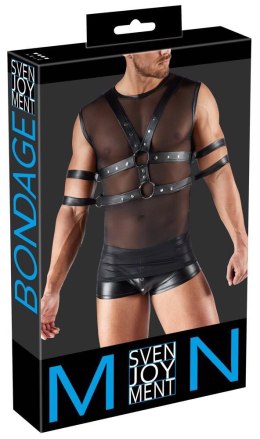 Męski Zestaw Bondage z Koszulą i Uprzężą XL